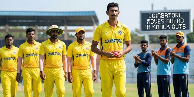 COIMBATORE unlocks a knock out spot with a comfortable win over Dindigul