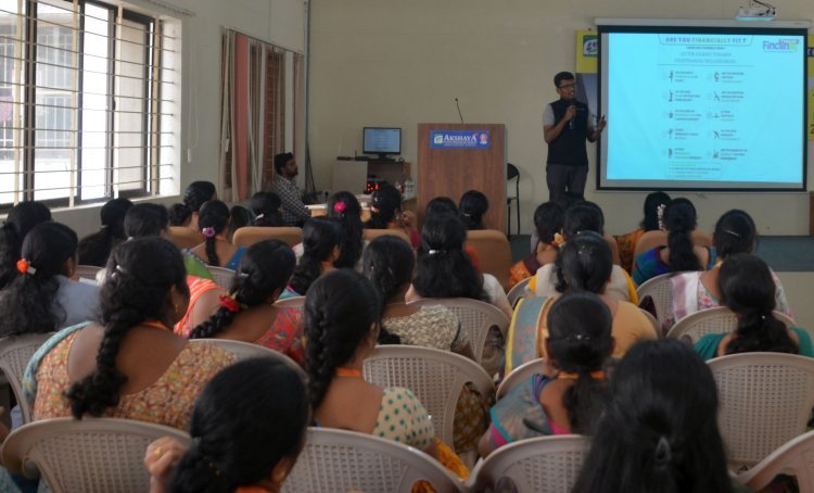 Workshop on Financial Management at Akshaya College