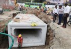 Construction of Ready-Made Minor Bridge Intensified at Lanka Corner