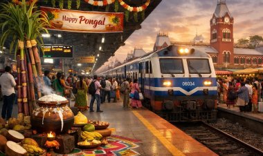 Special Trains Announced for Pongal Festival: Additional Services to Chennai, Coimbatore, Podanur and Mangaluru