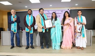 Rotary Club of Coimbatore Honours people who impact with ink