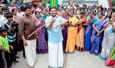 Pongal Celebrations Held with Enthusiasm at District Collectorate and Coimbatore Corporation Offices