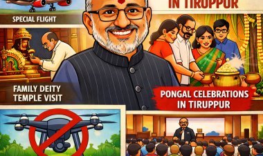 Drone Ban Imposed Ahead of Vice President C.P. Radhakrishnan’s Visit to Tiruppur and Coimbatore