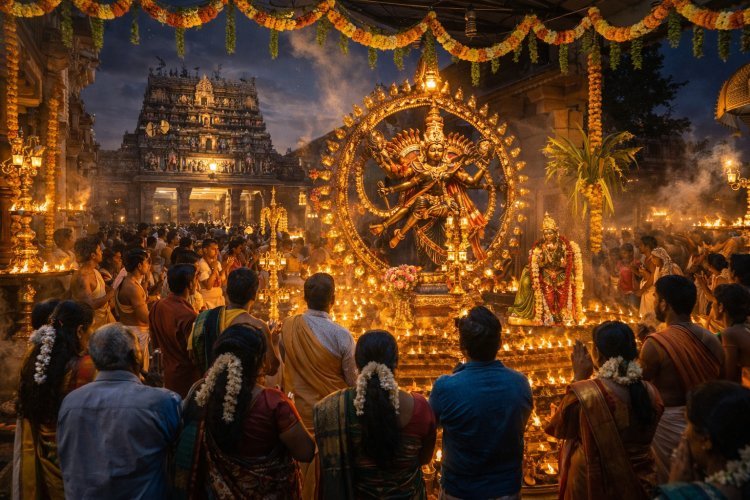 Aarudhra Darisanam Festival Celebrated Grandly at Perur Temple