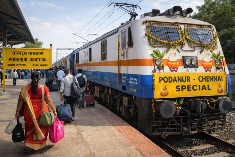 Pongal Festival: Special Train Between Podanur and Chennai
