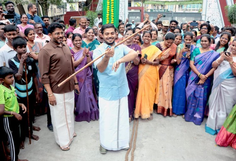 Pongal Celebrations Held with Enthusiasm at District Collectorate and Coimbatore Corporation Offices