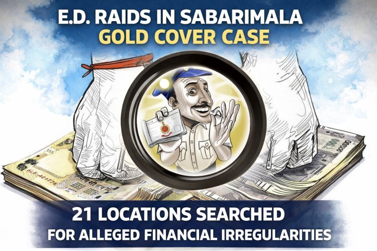 ED Conducts Searches at 21 Locations in Sabarimala Gold Cover Case