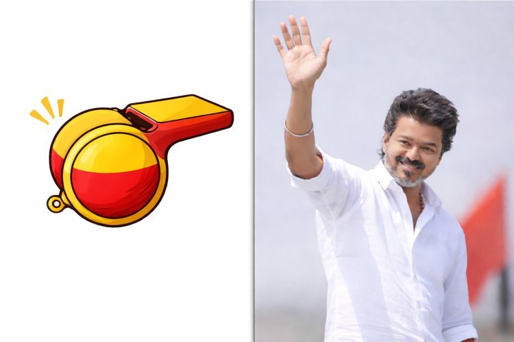 Vijay’s TVK Secures ‘Whistle’ Symbol as ECI Clears Poll Identity