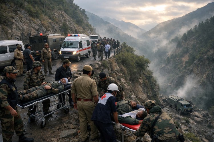 10 Soldiers Killed as Army Vehicle Plunges into Gorge in Jammu and Kashmir