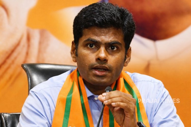 Annamalai Appointed BJP’s Election Tour In-Charge in Tamil Nadu