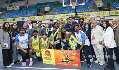 TAMIL NADU MEN CLINCH A HAT-TRICK OF SENIOR 3 x 3 BASKETBALL TROPHY