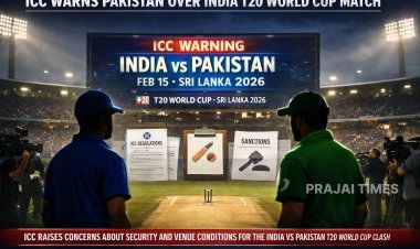 ICC Warns Pakistan Cricket Board Over T20 World Cup Match Against India