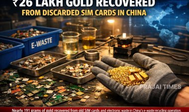 Man Extracts Gold Worth ₹26 Lakh from Discarded SIM Cards and E-Waste in China