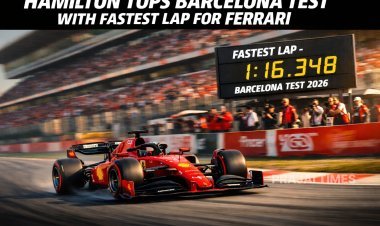 Lewis Hamilton Tops Barcelona Pre-Season Test with Fastest Lap for Ferrari