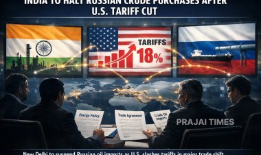India to Halt Russian Crude Oil Purchases After U.S. Cuts Tariffs to 18%