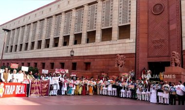 Opposition Protests in Parliament Over India–US Trade Deal