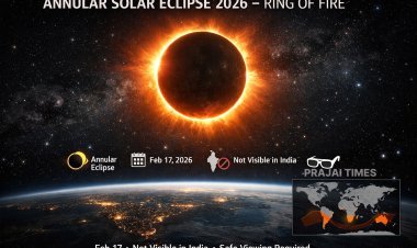 Annular Solar Eclipse 2026: Ring of Fire to Occur on February 17
