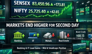 Indian Stock Market Ends Higher for Second Day; Sensex, Nifty Gain on Banking and IT Stocks