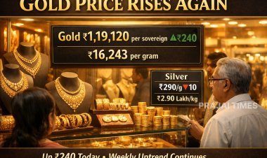 Gold Price Rises ₹240 Per Sovereign on Tuesday Morning; Silver Slightly Falls