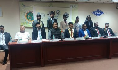 Jc N Karthikeyan installed as the President of JCI  Coimbatore Marutham