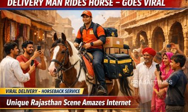 Horseback Delivery in Rajasthan Amazes the Internet