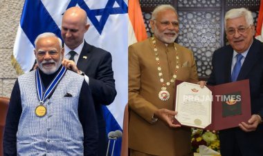 Prime Minister Narendra Modi Honoured with Israel’s Prestigious “Speaker of the Knesset” Medal