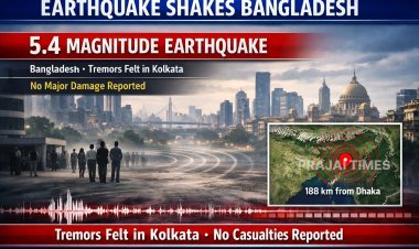 5.4 Magnitude Earthquake in Bangladesh; Tremors Felt in Kolkata and Parts of India