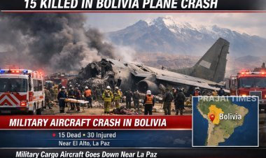 15 Killed in Military Cargo Plane Crash Near La Paz, Bolivia