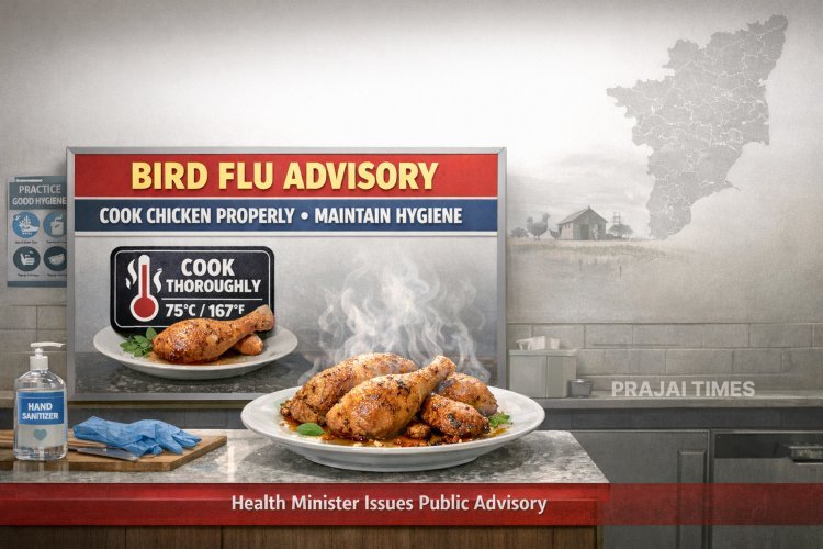Bird Flu Alert: Health Minister Urges Public to Eat Well-Cooked Chicken