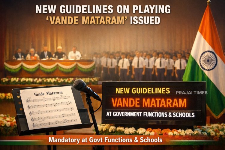 Vande Mataram Made Mandatory at Government Functions and Schools