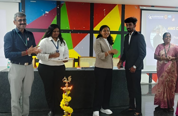 Coimbatore's 1st AWS Cloud Club inaugurated at Karpagam College of Engineering