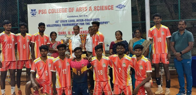KAHE emerges champion in 45th State Level PSG Trophy