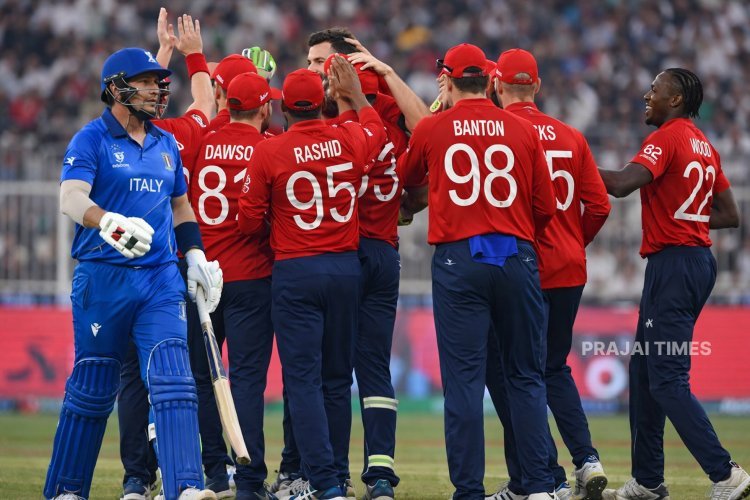 England Beat Italy to Qualify for Super 8 in T20 World Cup