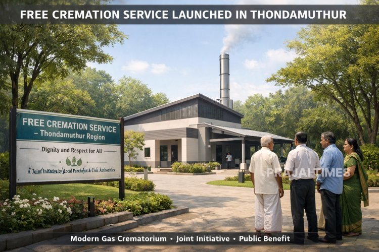 Free Cremation Service Launched at Modern Gas Crematorium in Coimbatore