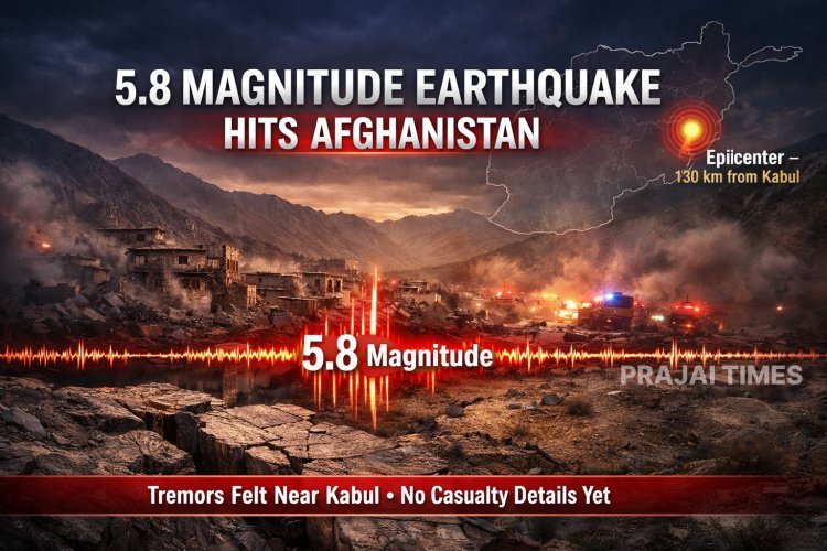 Powerful 5.8 Magnitude Earthquake Jolts Afghanistan