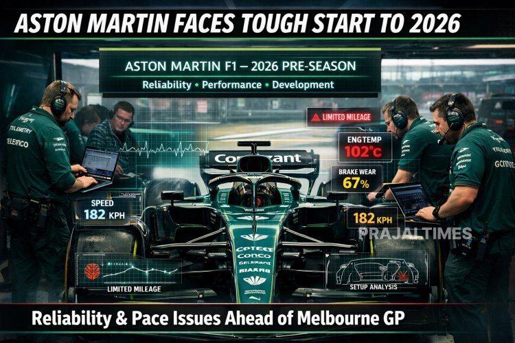 Aston Martin Faces Tough Start to Its 2026 F1 Campaign