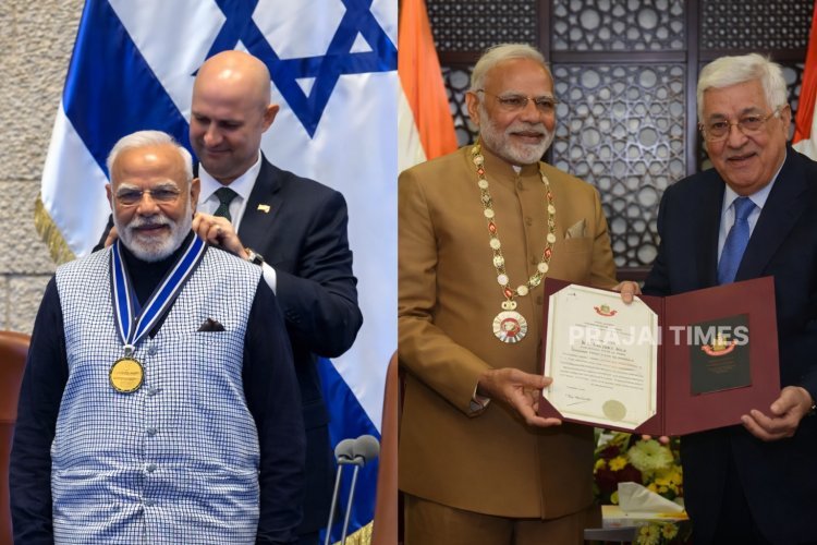 Prime Minister Narendra Modi Honoured with Israel’s Prestigious “Speaker of the Knesset” Medal