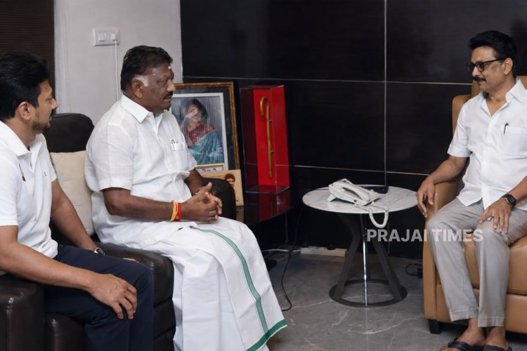 O. Panneerselvam Joins DMK in Presence of Chief Minister M.K. Stalin