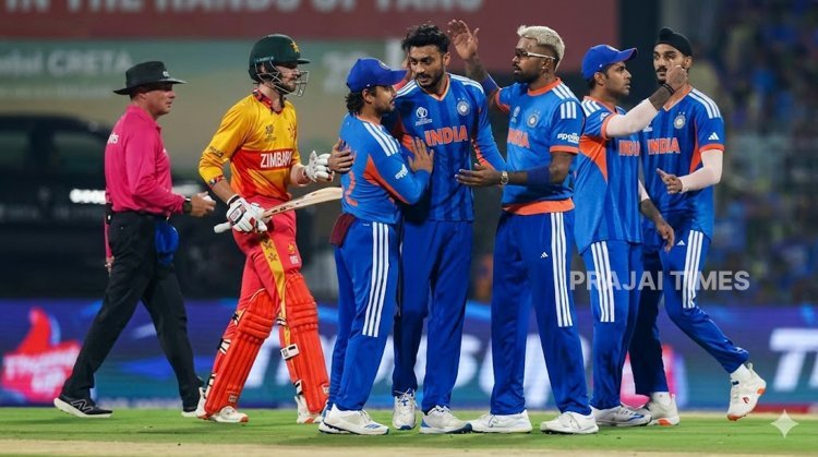 India Hammer Zimbabwe by 72 Runs in T20 World Cup Super 8 Clash