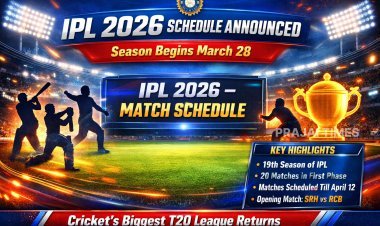 IPL 2026 Schedule Released; Season to Begin on March 28