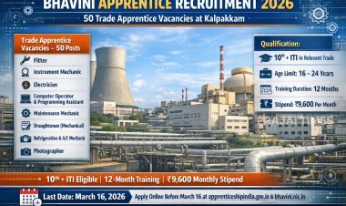 BHAVINI Recruitment 2026: 50 Trade Apprentice Vacancies Announced