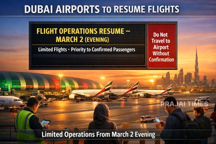 Dubai Airports to Resume Limited Flight Operations from March 2 Evening