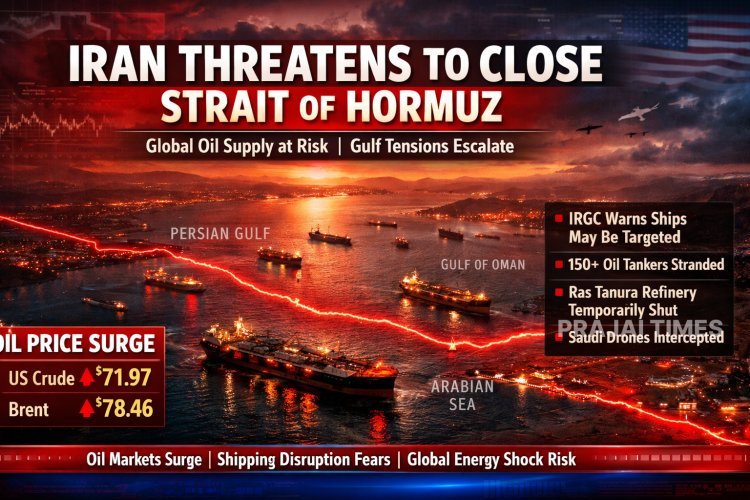 Iran Threatens Closure of Strait of Hormuz Amid Escalating Middle East Conflict