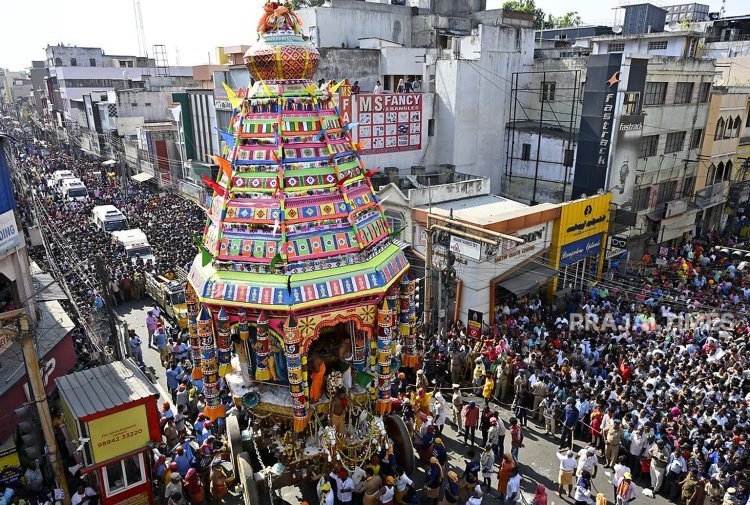 Koniamman Temple Chariot Festival Celebrated Grandly in Coimbatore