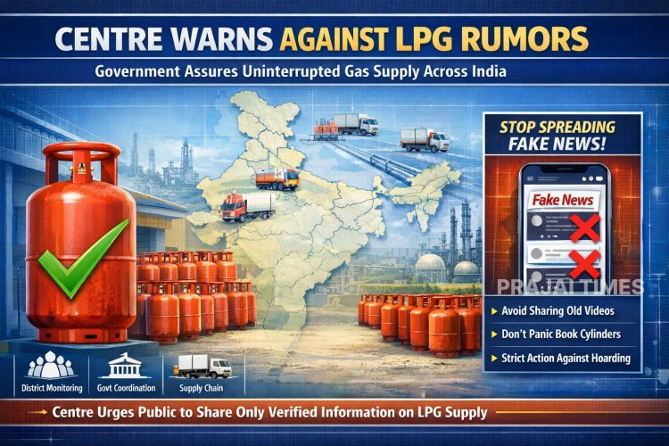 Centre Warns Against Spreading False Information on LPG Cylinder Supply