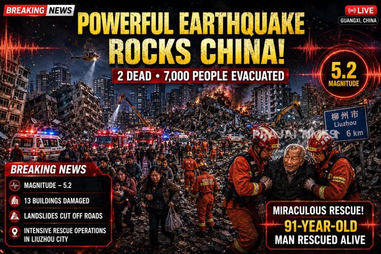 Powerful Earthquake in Southern China Kills 2, Thousands Evacuated