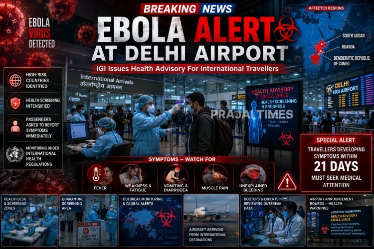 Delhi Airport Issues Ebola Advisory for Passengers Arriving From High-Risk African Countries