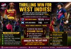 WINDIES SURVIVE A SCOTLAND SCARE TO SNEAK A WIN