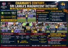 CHAMARI’s CENTURY CHAMPIONS A CLINICAL WIN FOR SRI LANKA