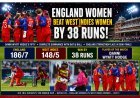 ENGLAND LORD OVER WINDIES IN A BATTLE OF GROUP TOPPERS